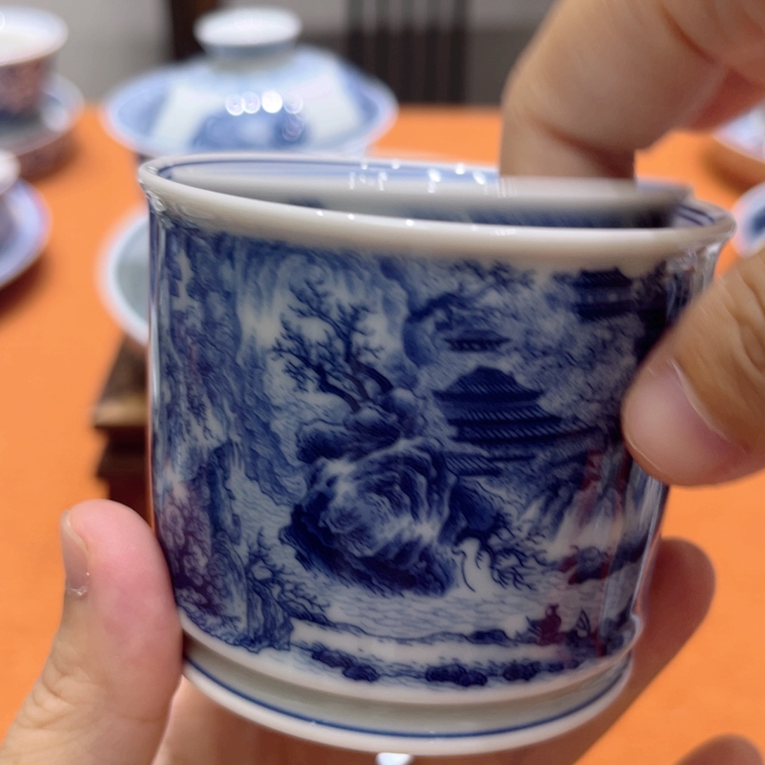 高***东景德镇陶瓷4小1大