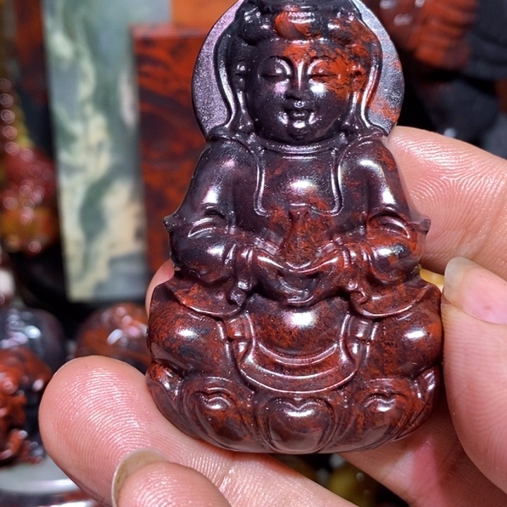 石英质玉挂件未镶嵌粤*