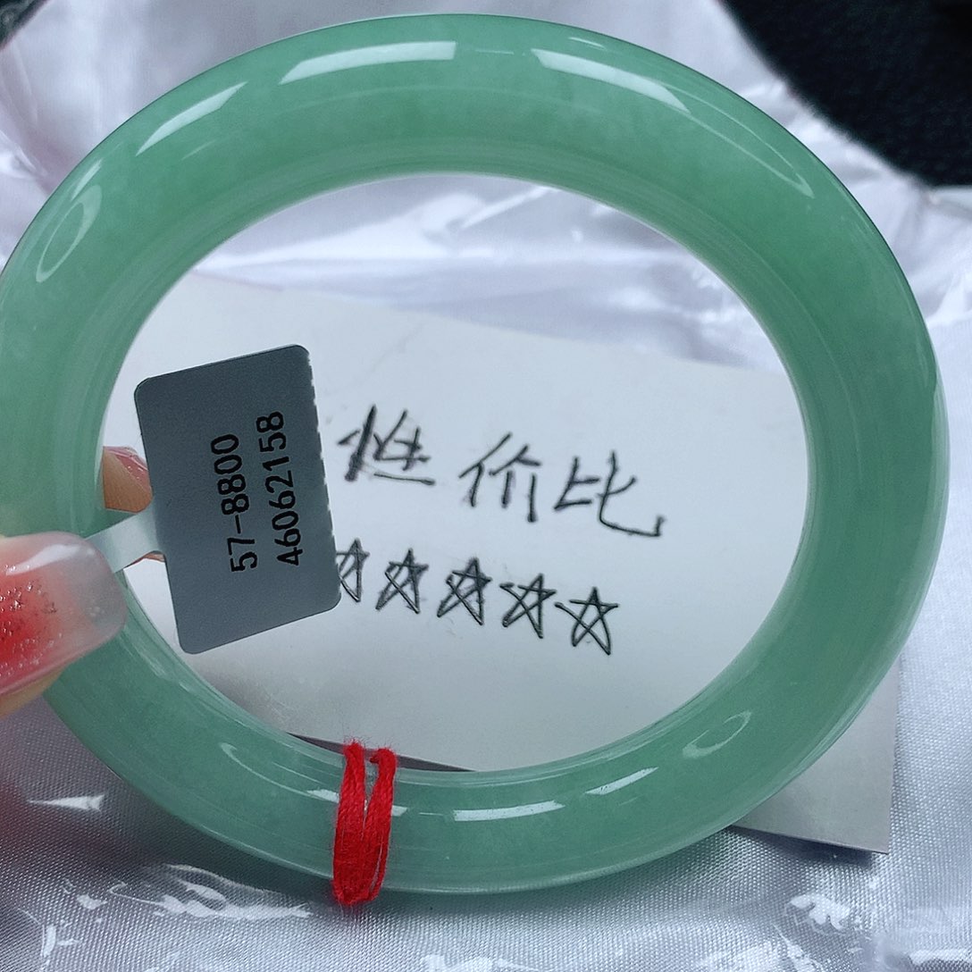翡翠手镯未镶嵌冬**来缅甸天然a货翡翠57