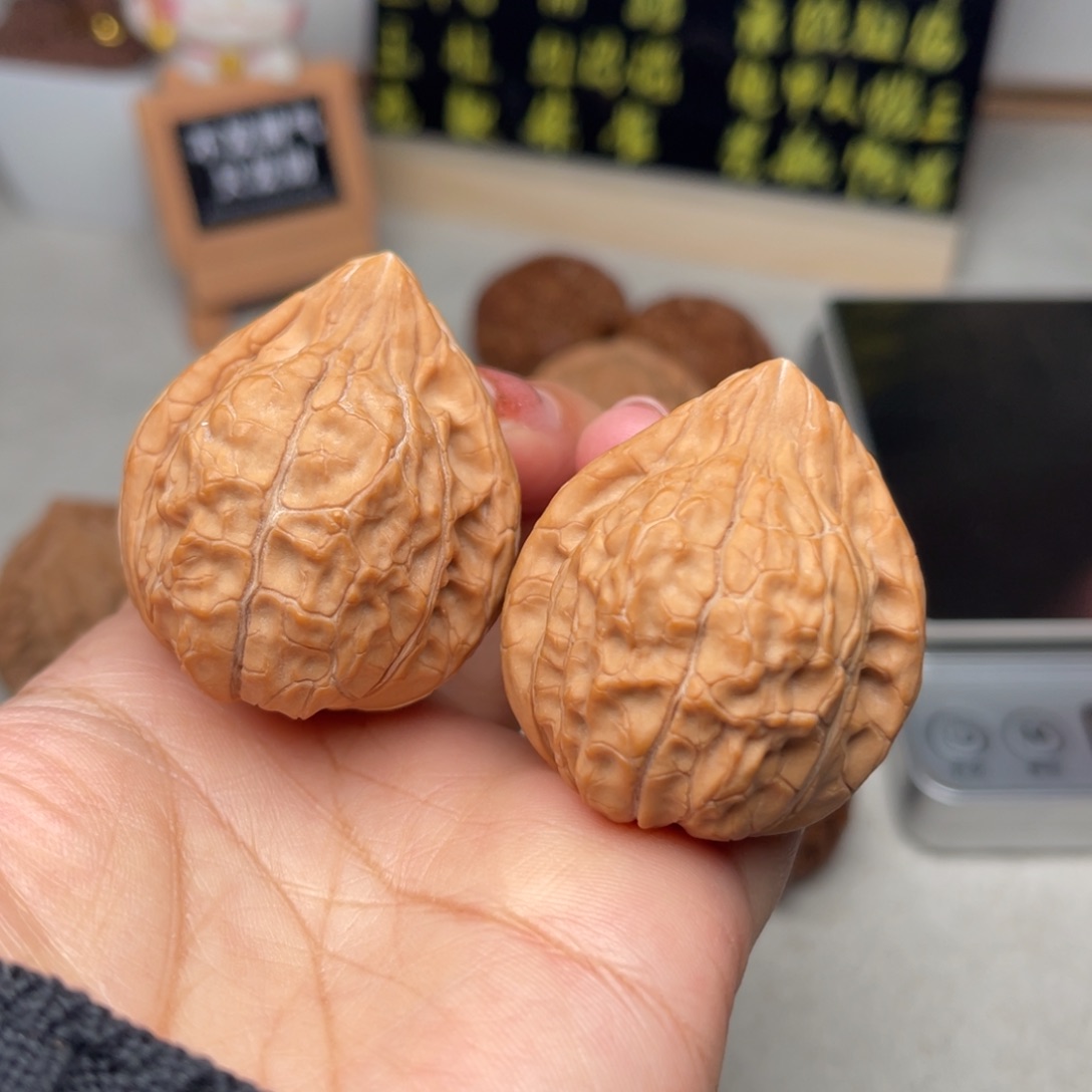 文玩核桃把件龟甲纹