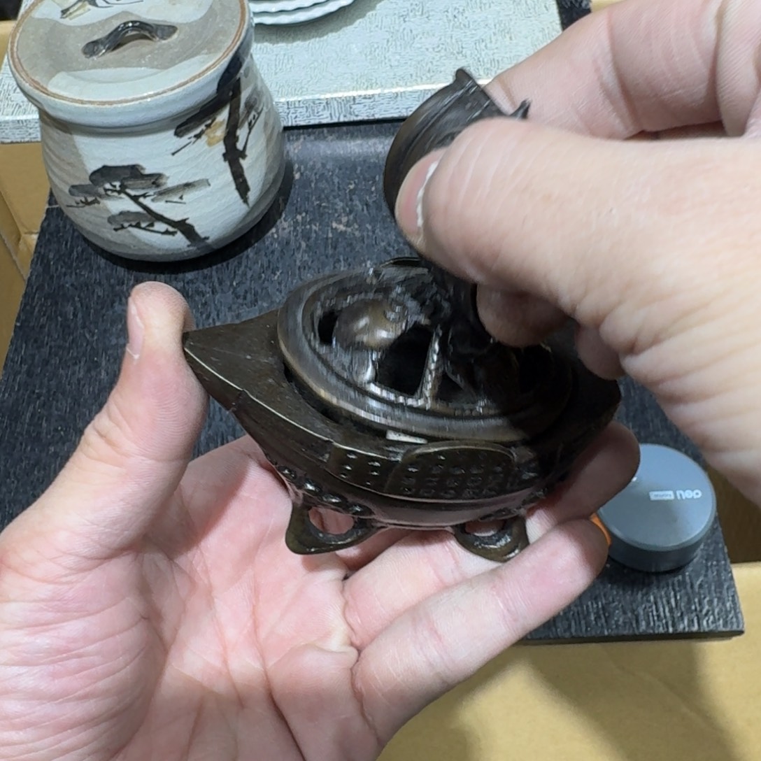 铜日本中古工艺品摆件