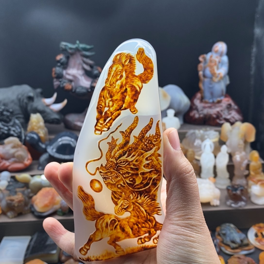 未镶嵌吊坠(不含链)玛瑙/玉髓