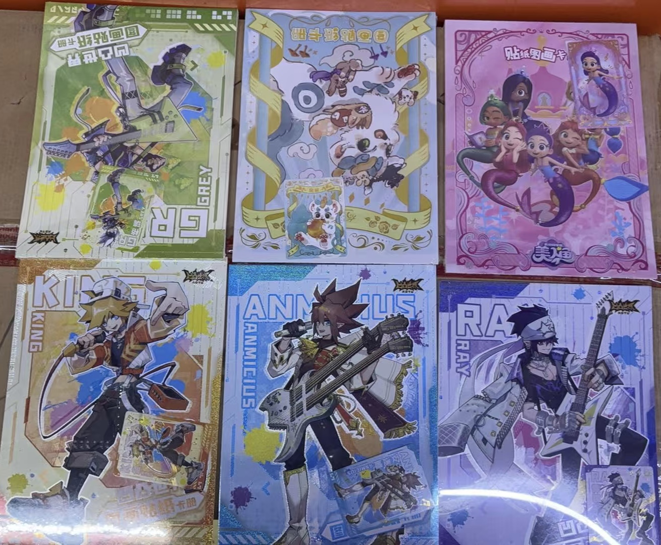 集卡社FA 07001图画贴纸卡册混装20本