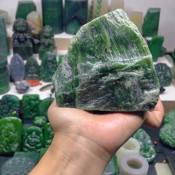 和田玉（糖玉）未镶嵌珠宝半成品