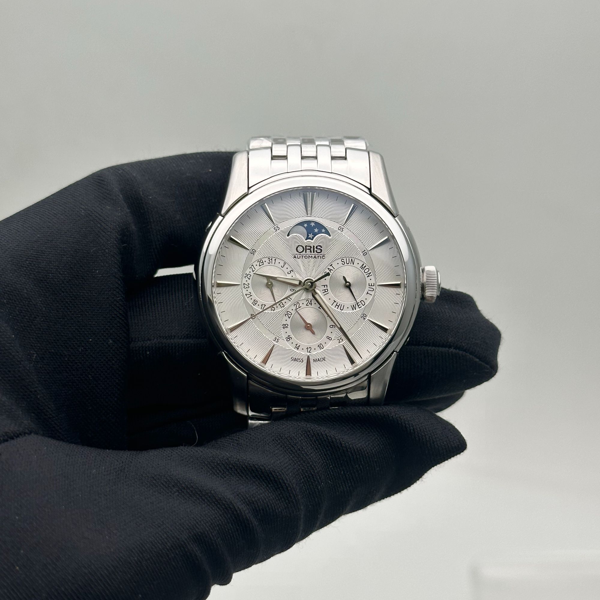 95新 Oris/豪利时 自动机芯 精钢 42MM 
