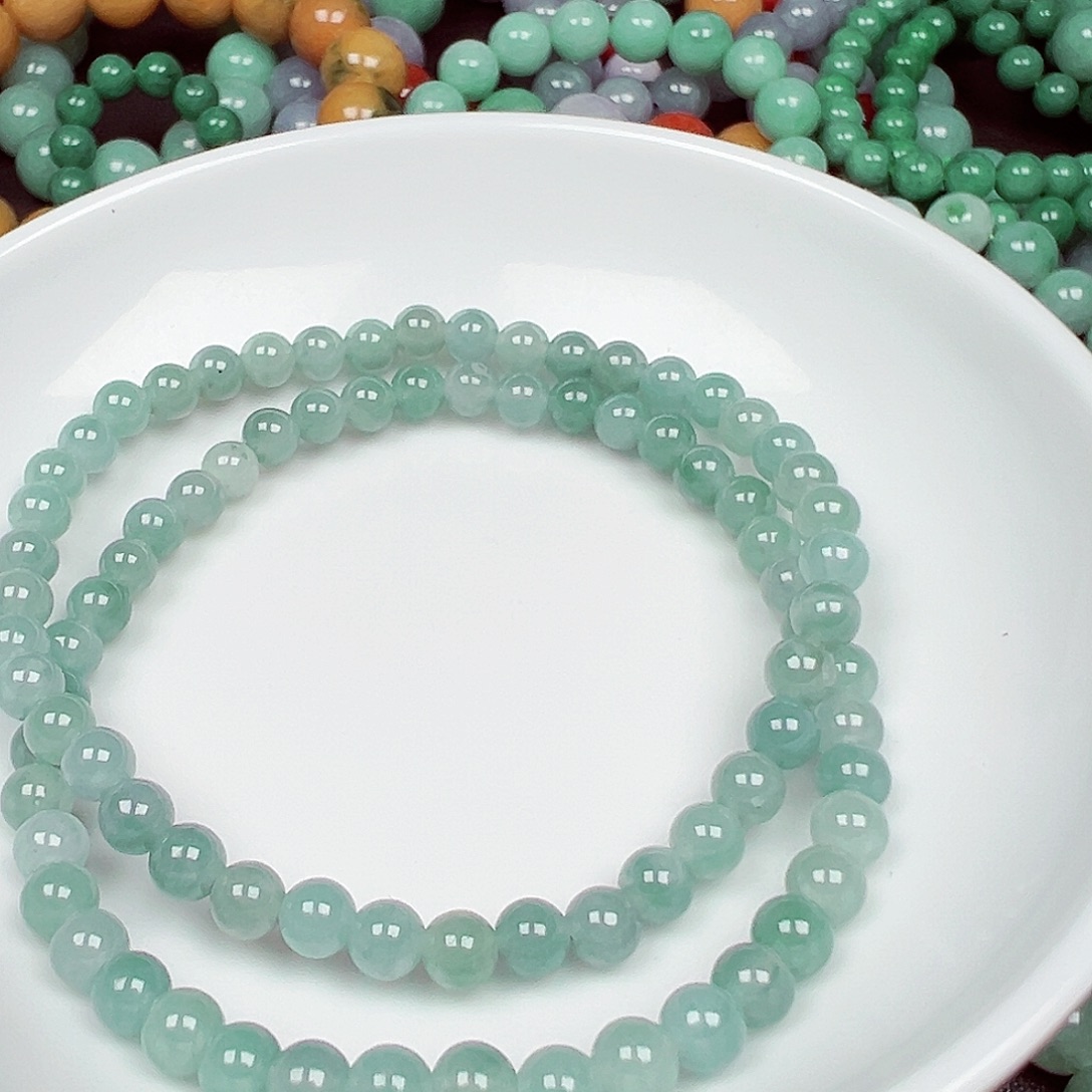 小***8翡翠散珠老华翡翠