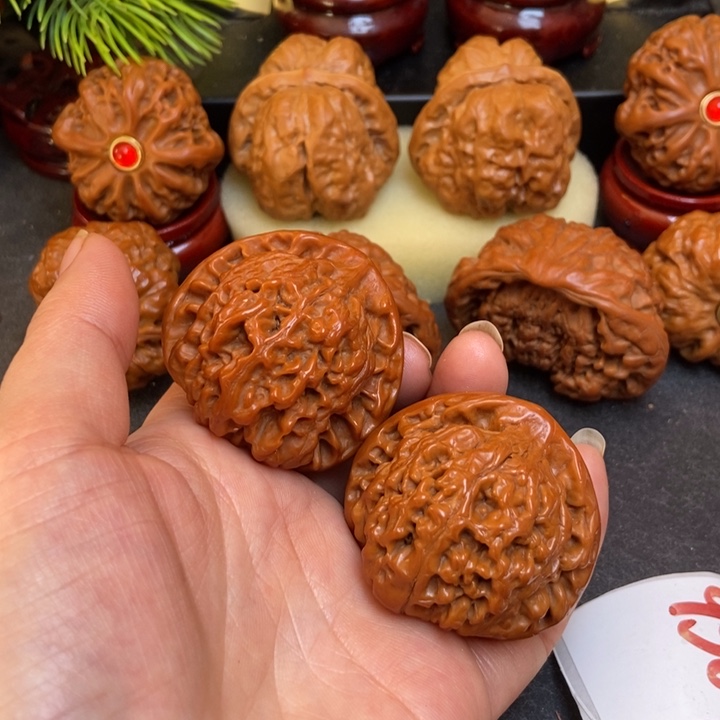 文玩核桃把件43官帽956