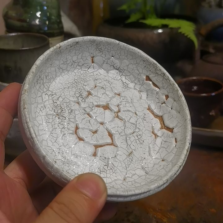 瓷片手工高温原矿窑变