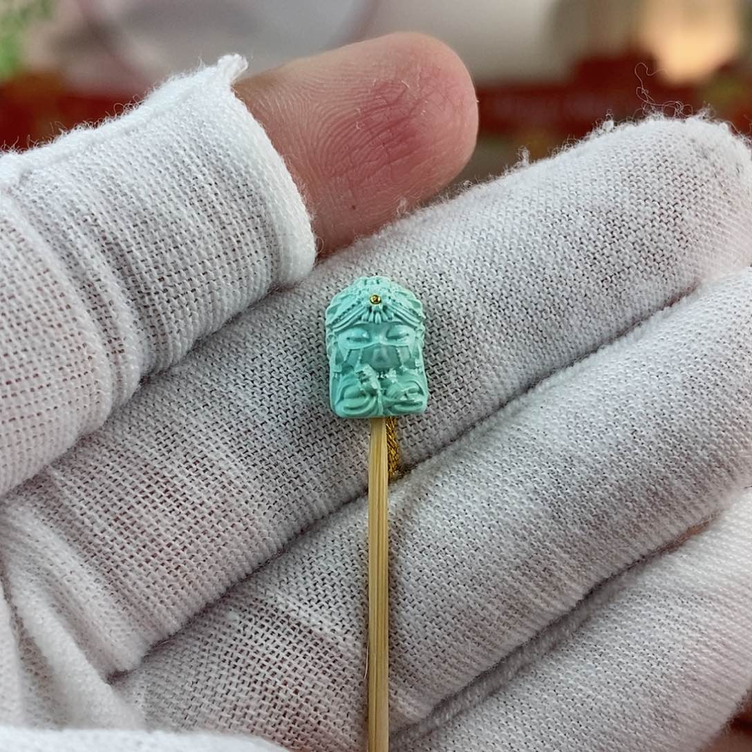 绿松石珠宝奇石未镶嵌