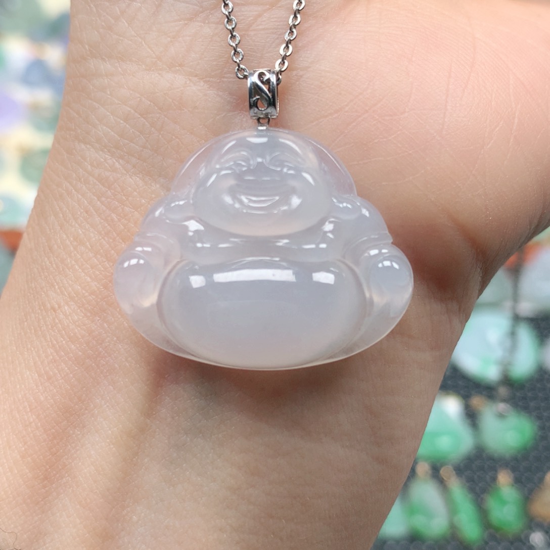 【闪购商品】翡翠吊坠(不含链)18K金镶嵌