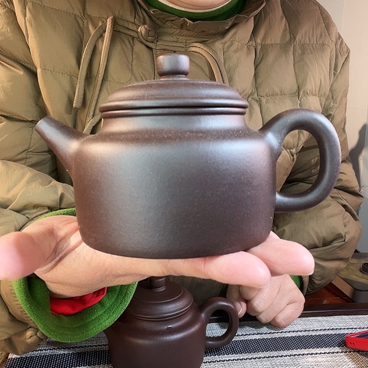 紫泥茶壶皮*丘作品欣赏