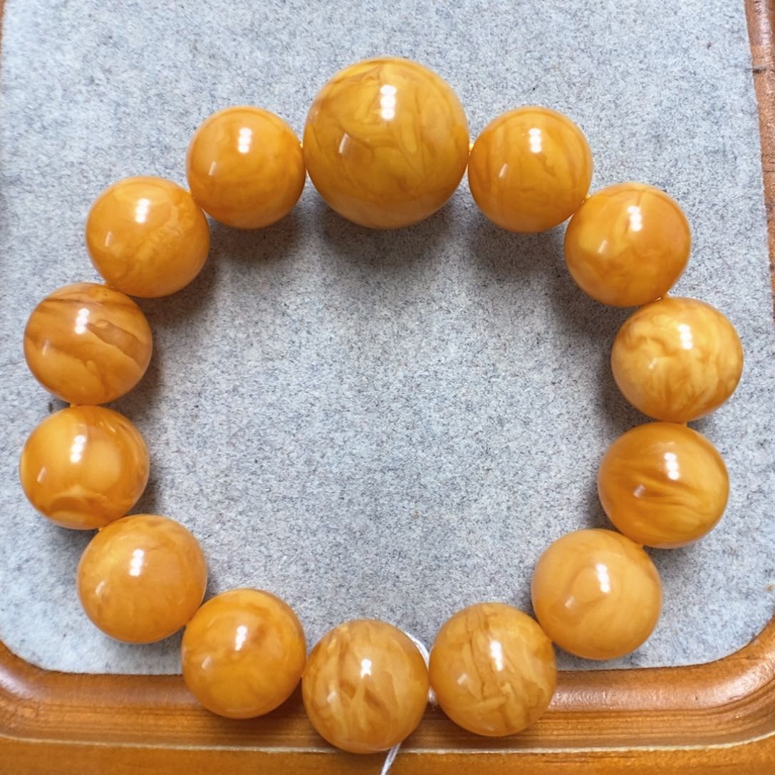 蜜蜡手串未镶嵌蜜蜡