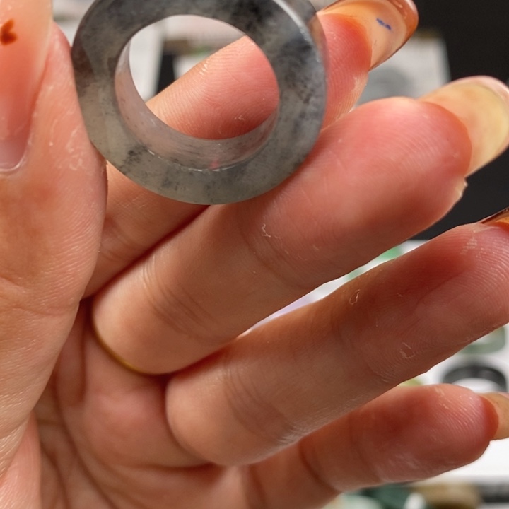 可***冰翡翠未镶嵌戒指020