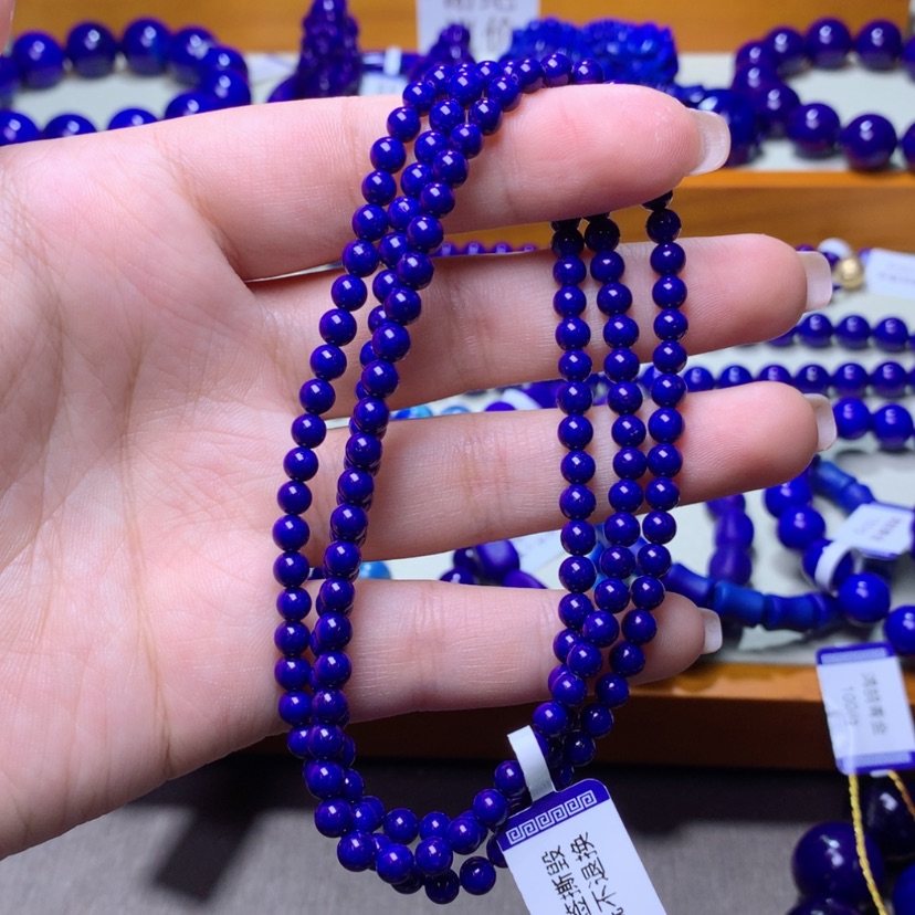 【闪购商品】青金石手串未镶嵌4.8m