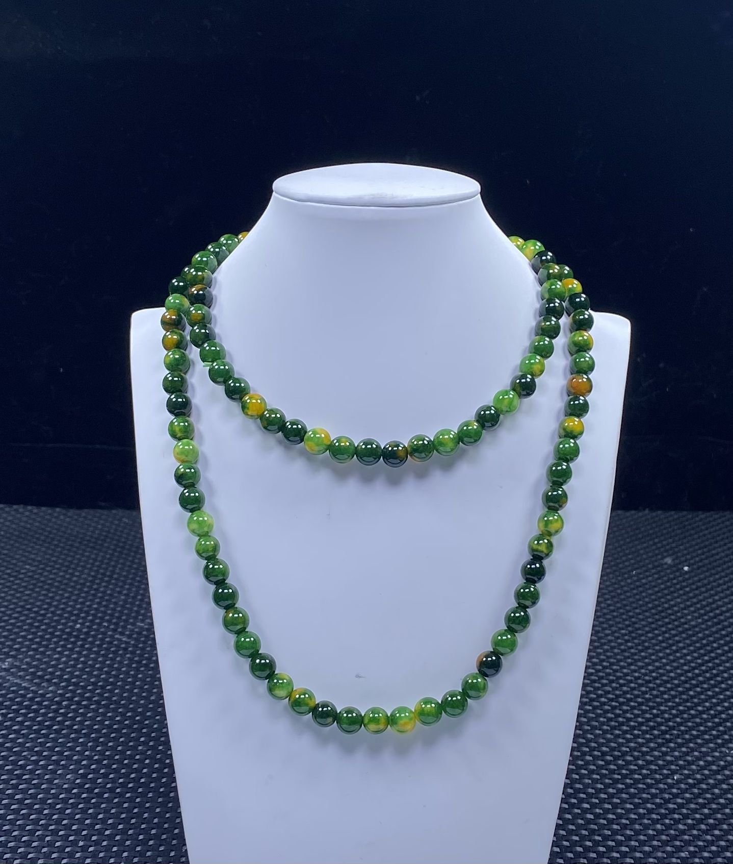 黄绿8mm 108项链发一条J63
