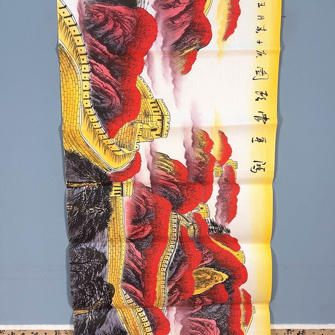 国画859 花鸟在此处飞翔也有了