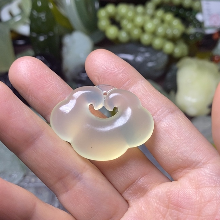 岫玉天然岫玉挂件未镶嵌