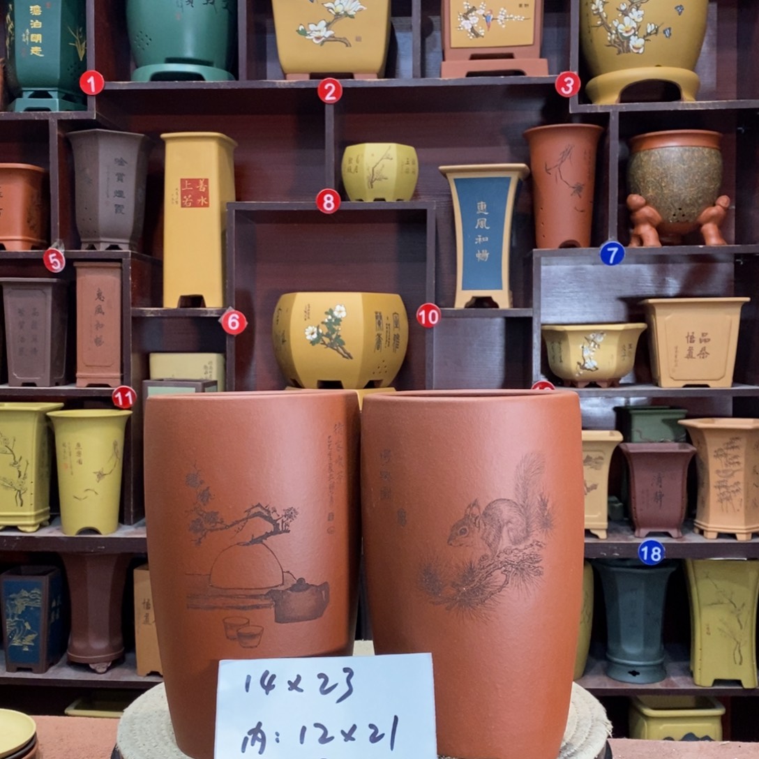 紫砂花盆紫砂花盆