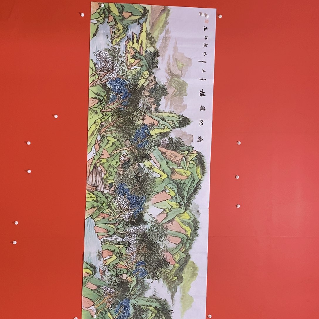 国画山水花鸟国画作品