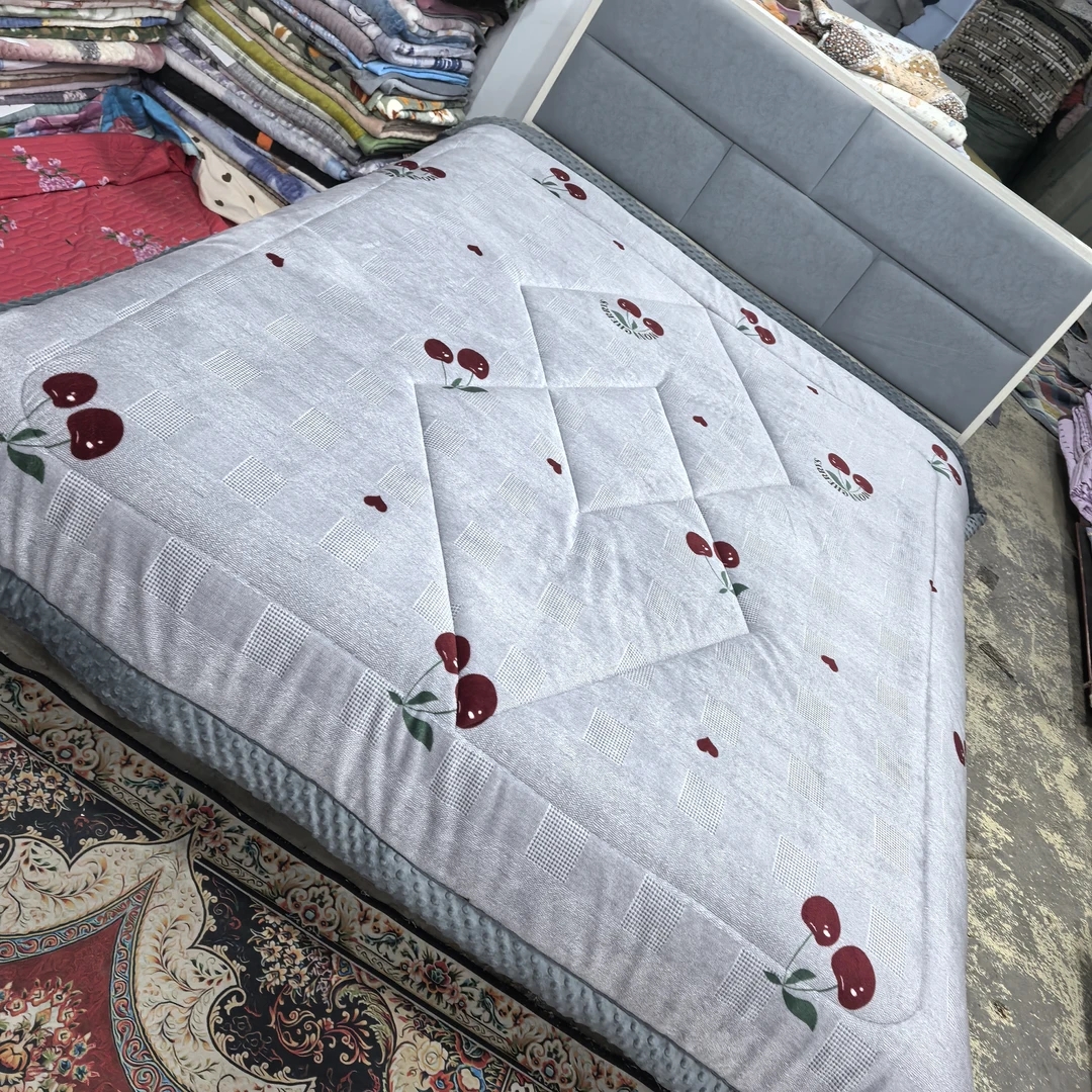 牛奶绒豆豆被《蓝色大樱桃》1.5Ｘ2米