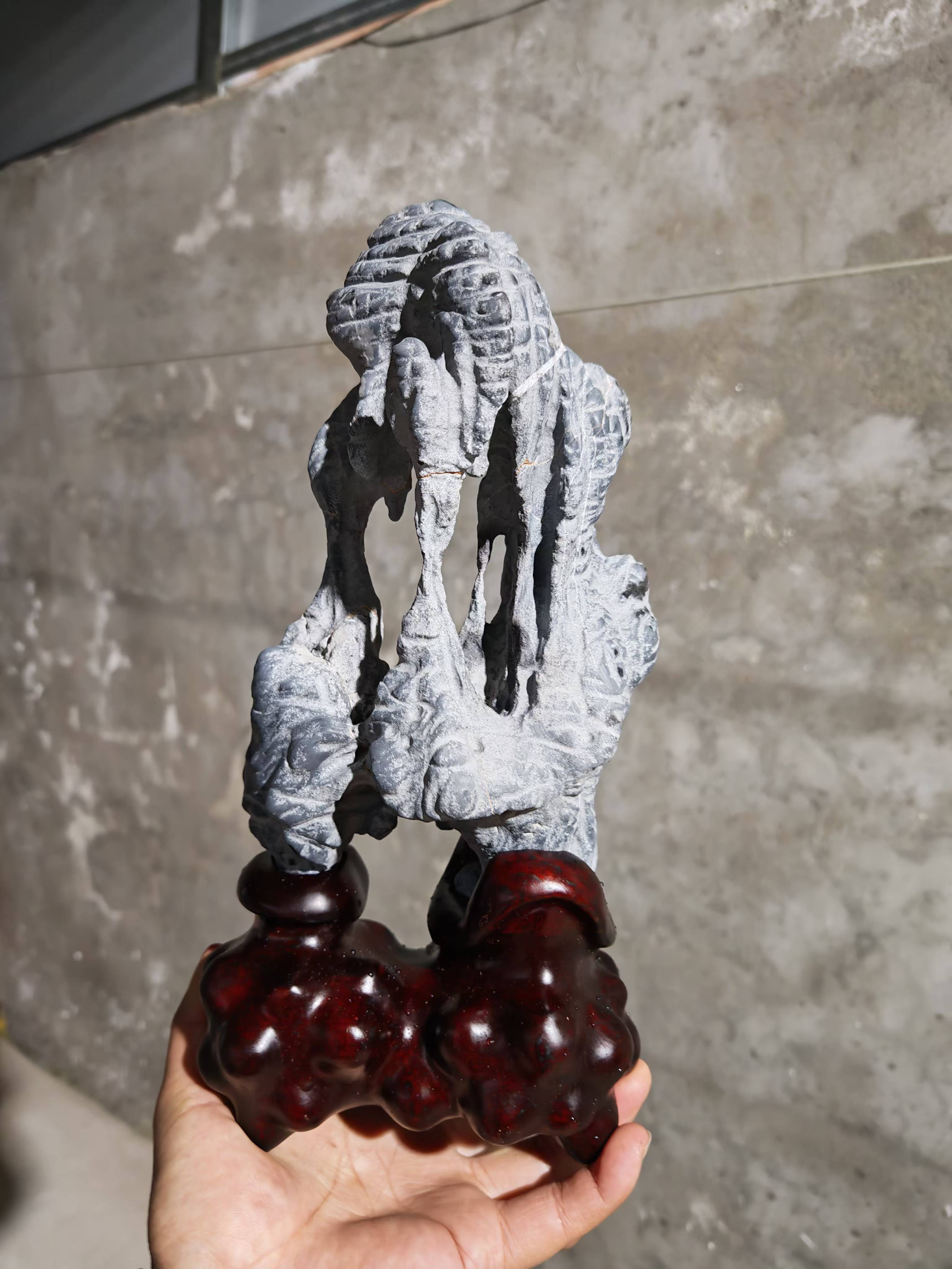 灵璧石彩灵璧.家居摆件收藏品