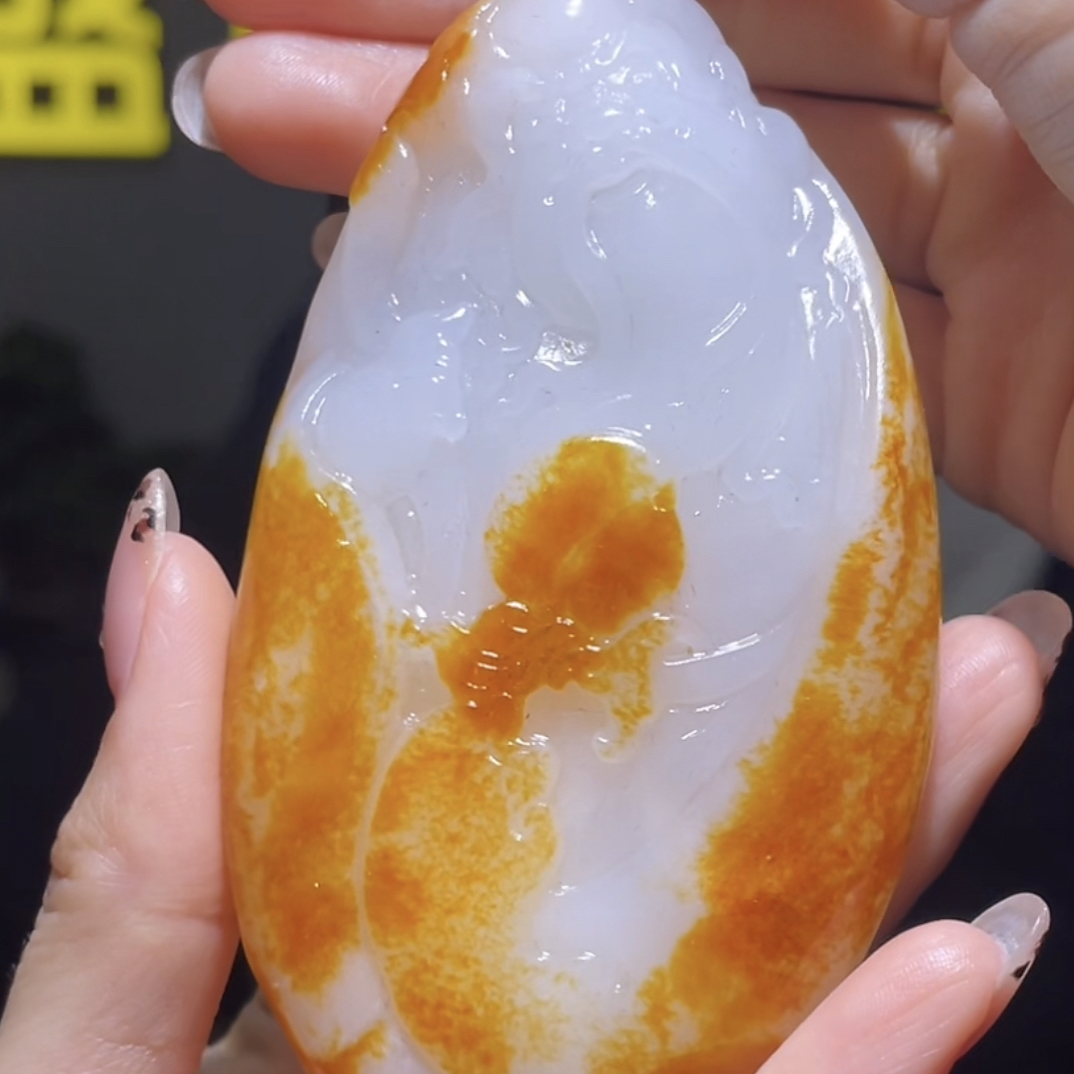 和田玉手把首饰珠宝拍一发一