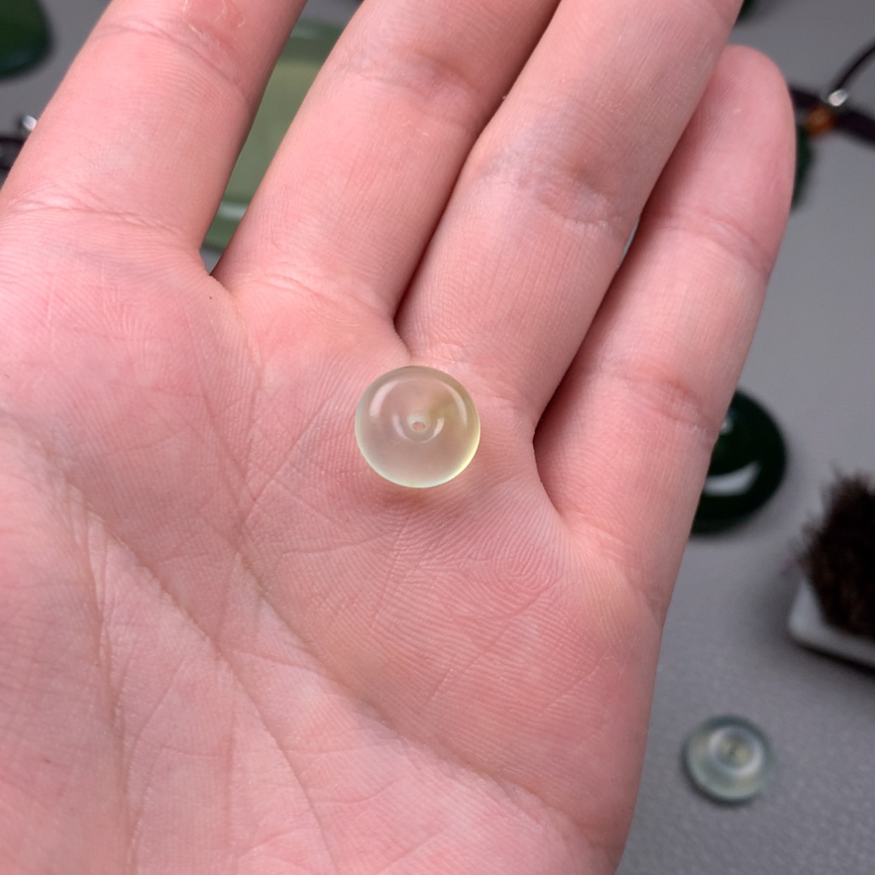 【闪购商品】蛇纹石玉未镶嵌岫玉阿**呆