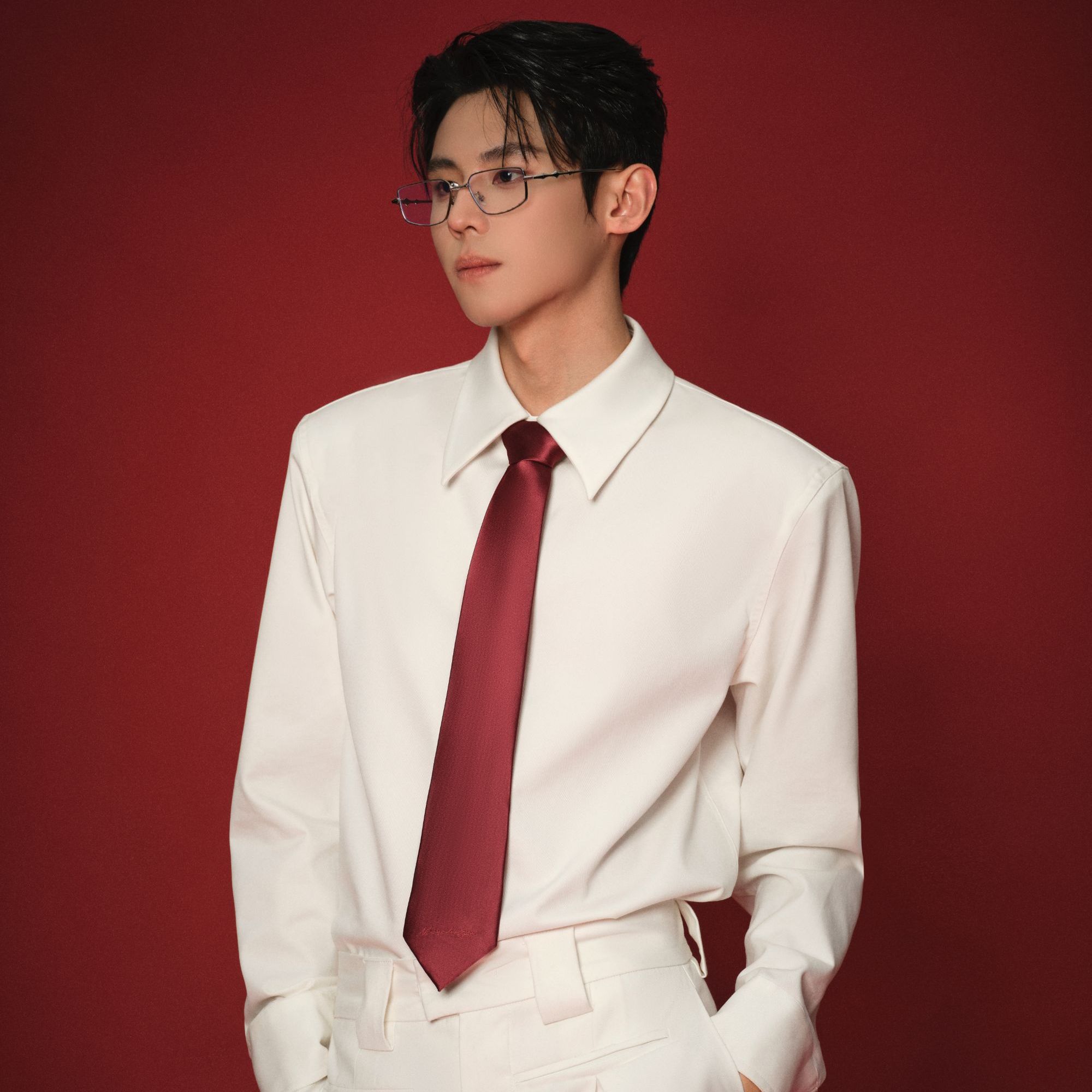 NOBU 「EMBÉR系列」波尔多红定制领带