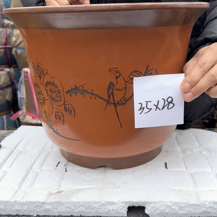 紫砂花盆特价秒杀价只要