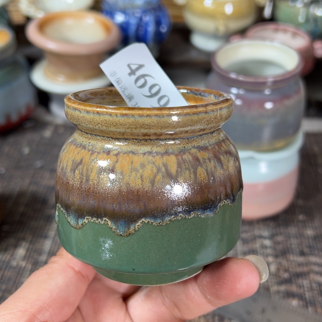 红陶景德镇手工花盆