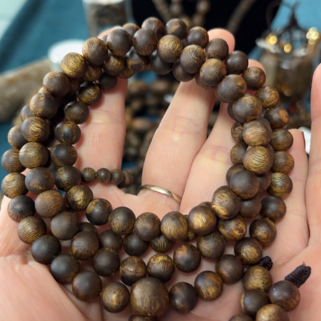 沉香手串张勺子卡8-25克多样性发货一条