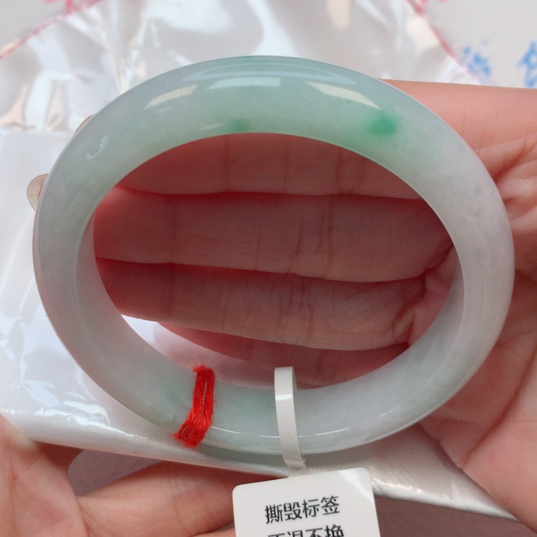 翡翠手镯未镶嵌58.5圈