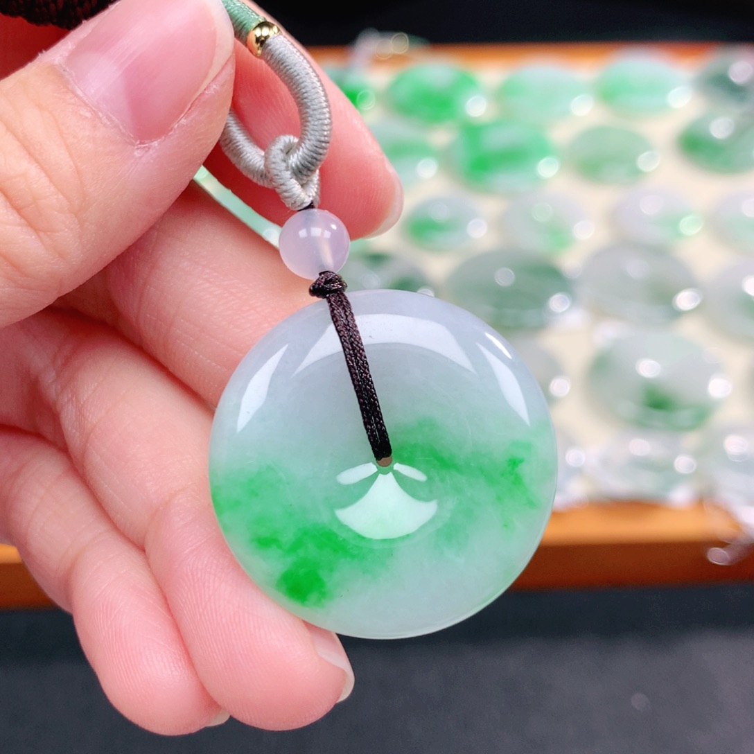 翡翠未镶嵌颈饰30.2-5.2