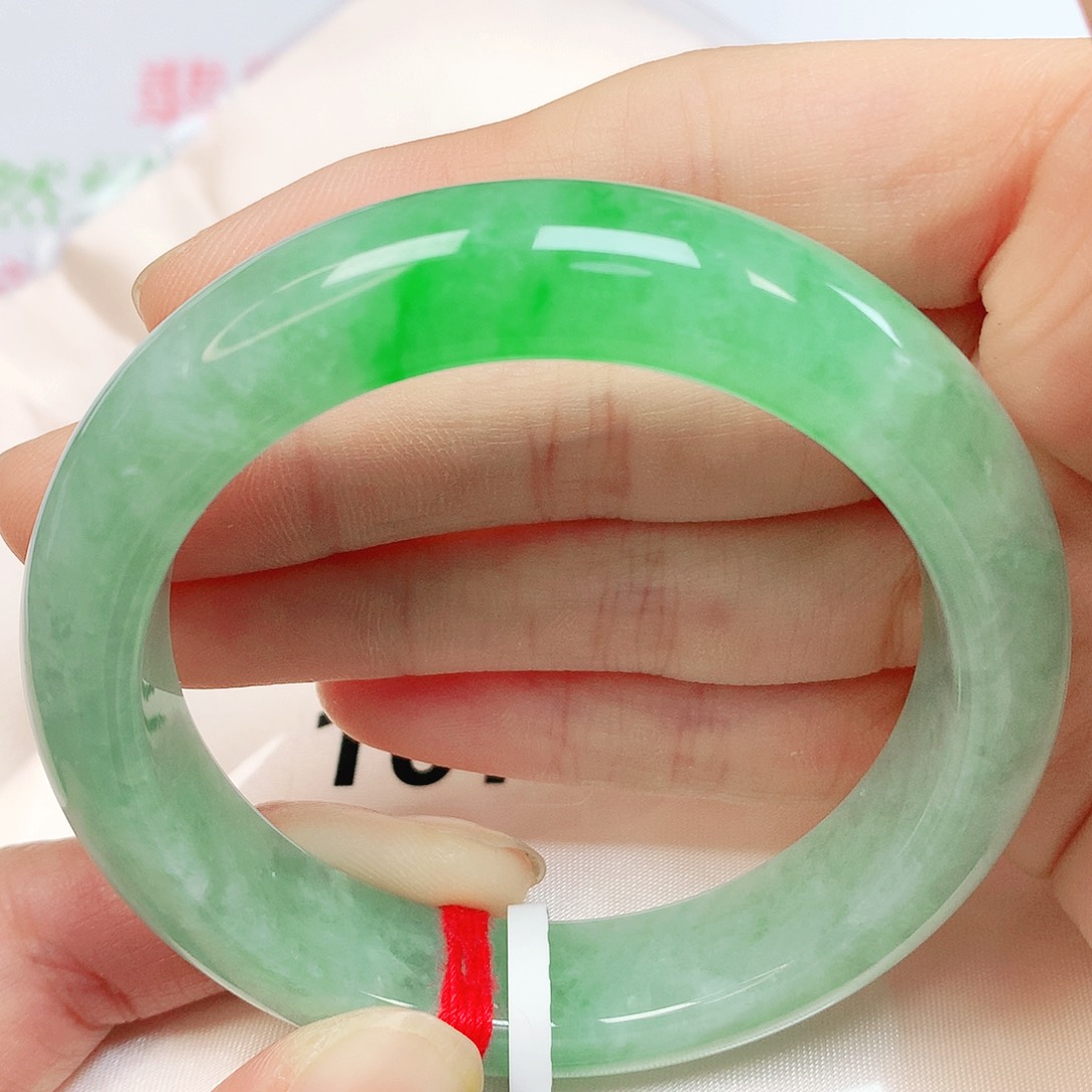 H***4翡翠未镶嵌手镯翡翠手镯53