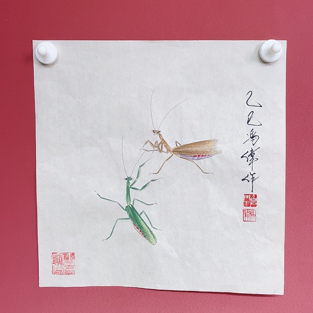 国画冯伟老师手绘国画作品音浩