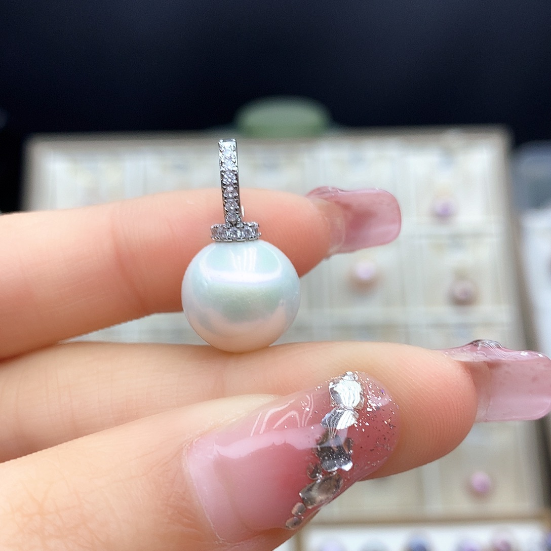 淡水珍珠颈饰合金