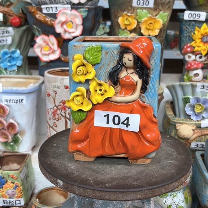 紫砂花盆粗陶材质多肉花盆