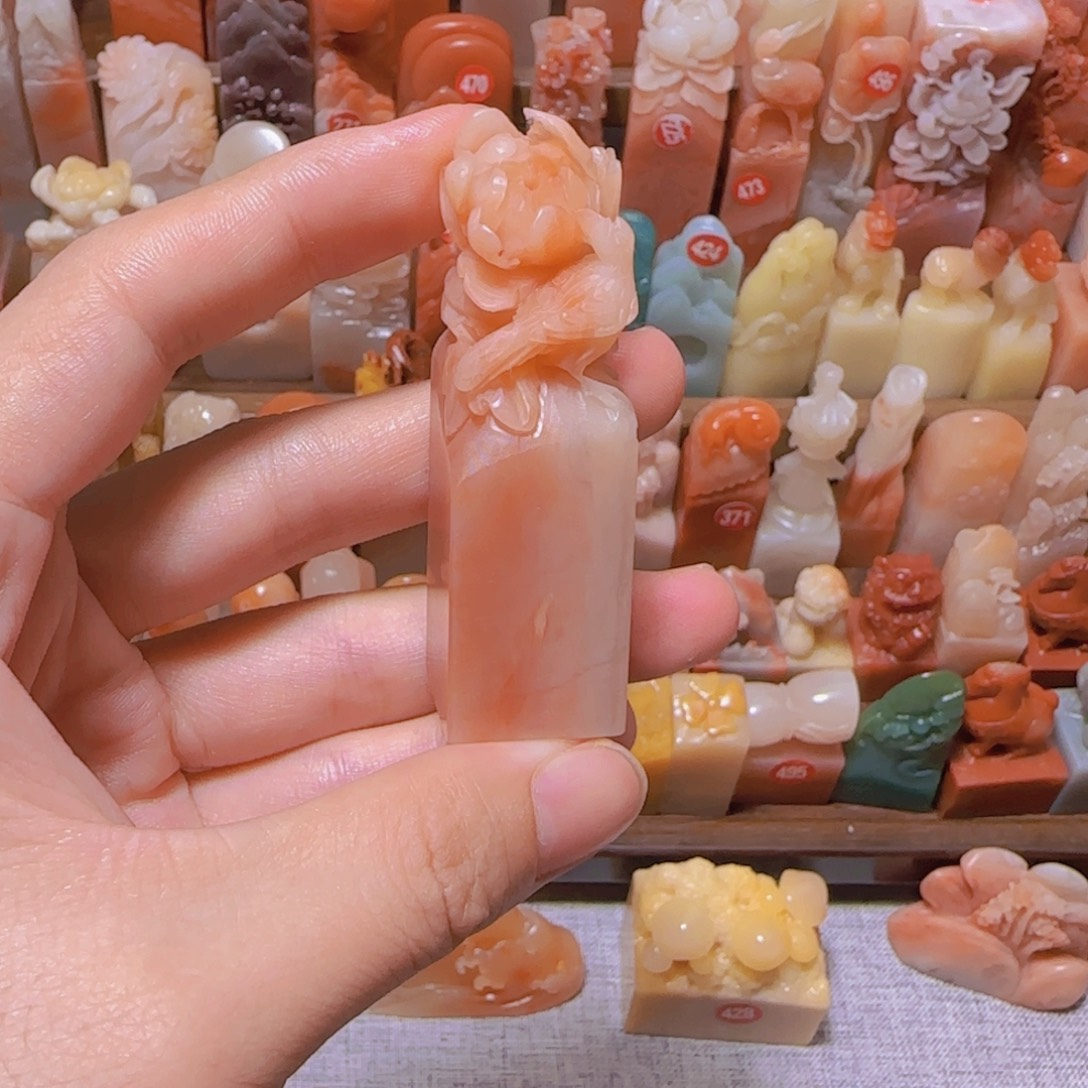 晴***吖昌化石印石篆刻作品