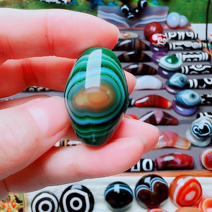 玛瑙/玉髓合金珠宝半成品