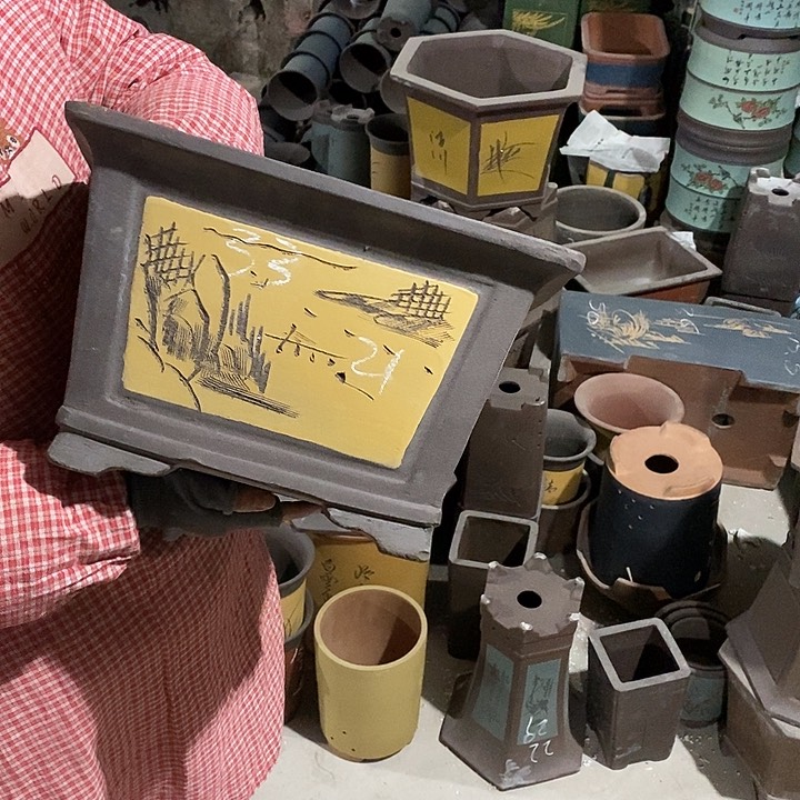 紫砂花盆紫砂花盆