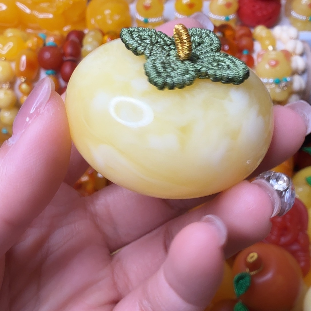 卓***朵非金属白花蜜柿子单颗