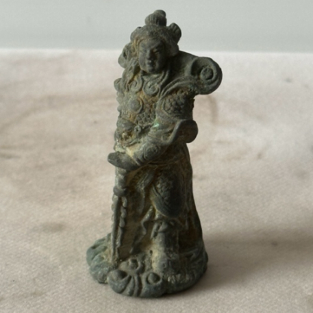 “黄铜材质”韦驮造像