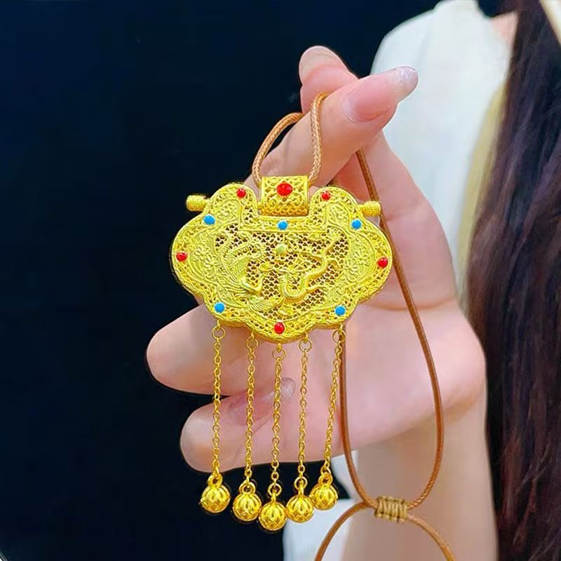 吊坠足银 天子门生吊坠古法国风大气时尚复古百搭