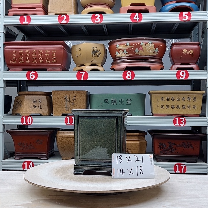 紫砂花盆紫砂花盆