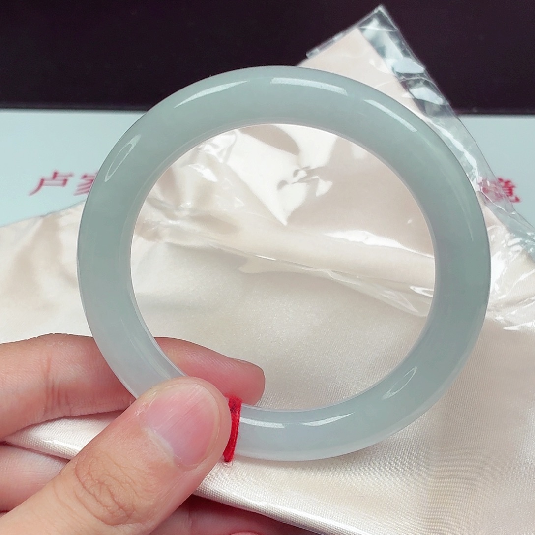 翡翠未镶嵌手镯58圈口