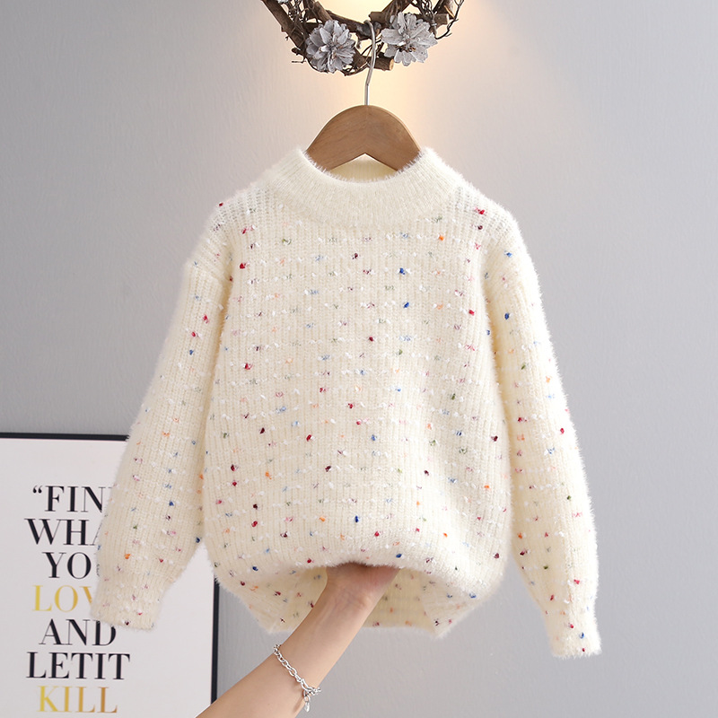 童装开衫外套爆款套头针织衫女童韩版洋气潮范内搭打底衫