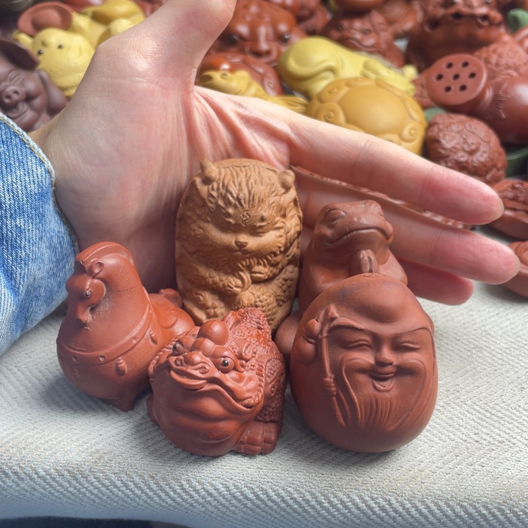 紫砂茶宠紫砂瑕疵