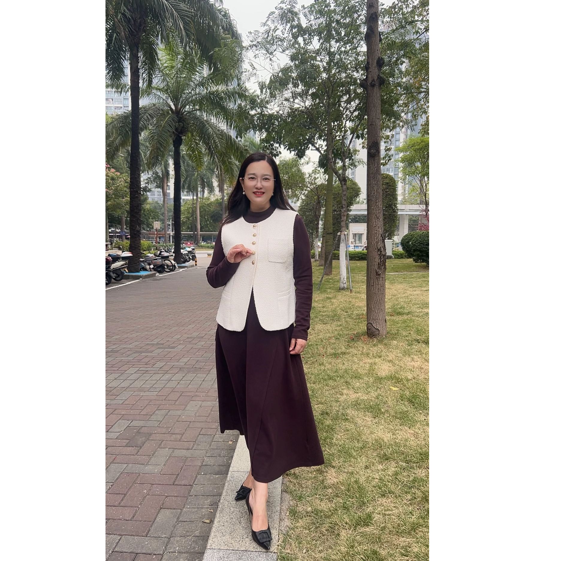 Ditto迪图601小香风显瘦小马夹