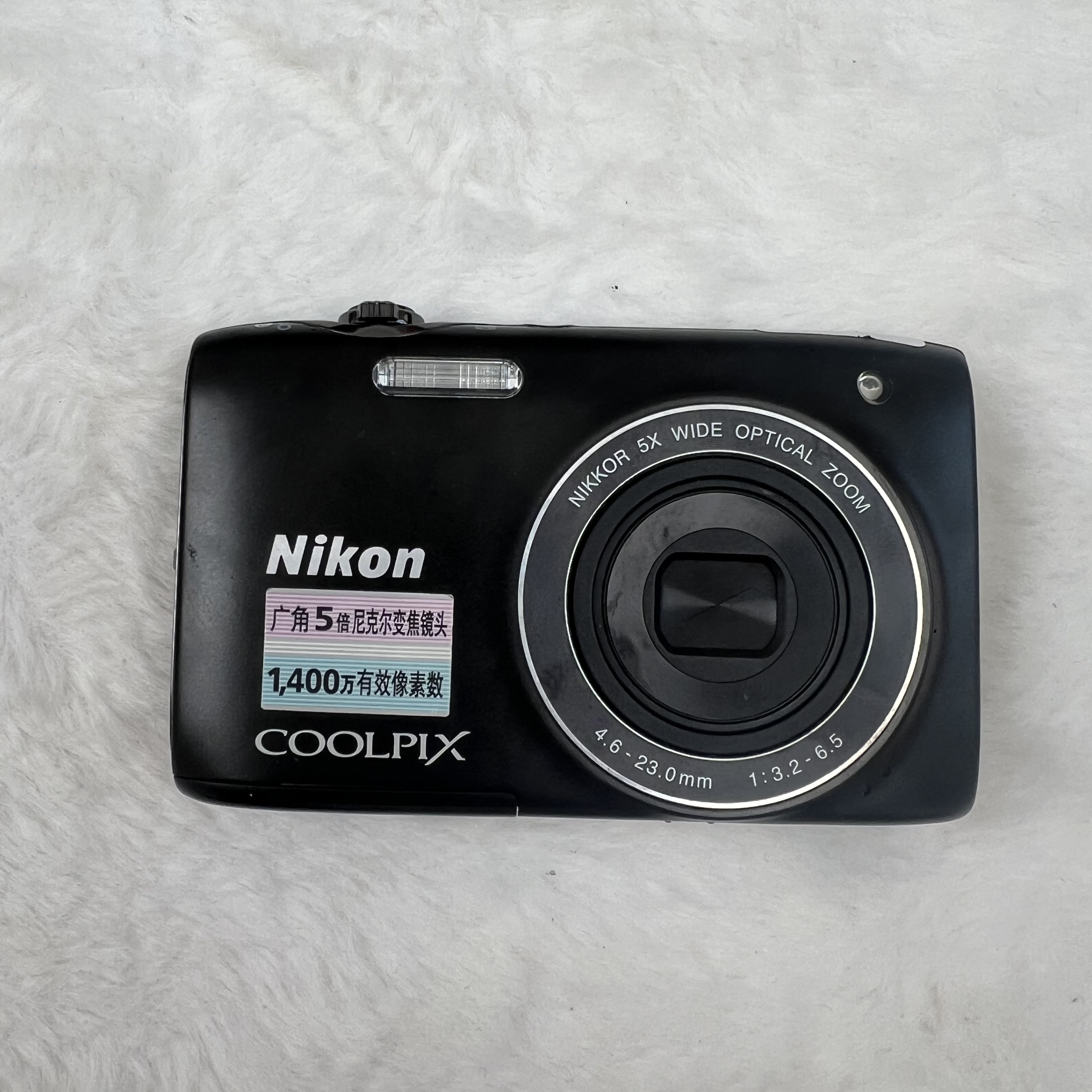 95新 Nikon/尼康 s3100黑色爆款1400万像素5倍变焦复古ccd