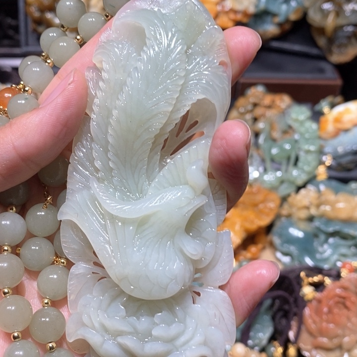 岫玉毛衣链未镶嵌